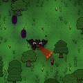 Evil's Protector attacking the player